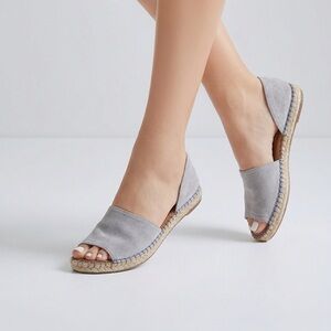 Born Classic Women's Lilac Suede Espadrille Sandals. Sz 7M